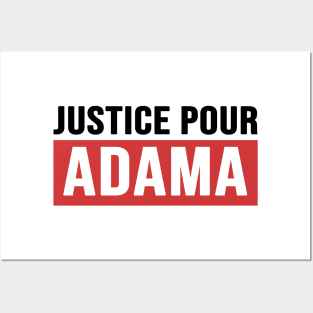 Justice Pour ADAMA Posters and Art